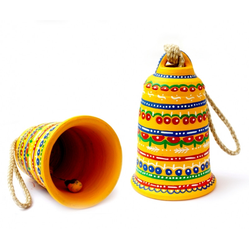 Дзвіночок теракотовий синій KB-19B