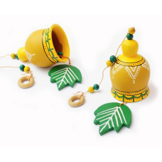 Дзвіночок теракотовий жовтий KB-20D