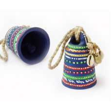 Дзвіночок теракотовий синій KB-17A