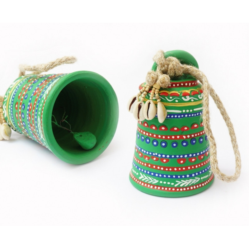 Дзвіночок теракотовий зелений KB-18D