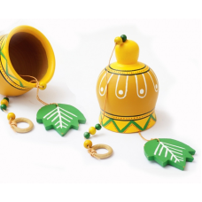 Дзвіночок теракотовий жовтий KB-42D