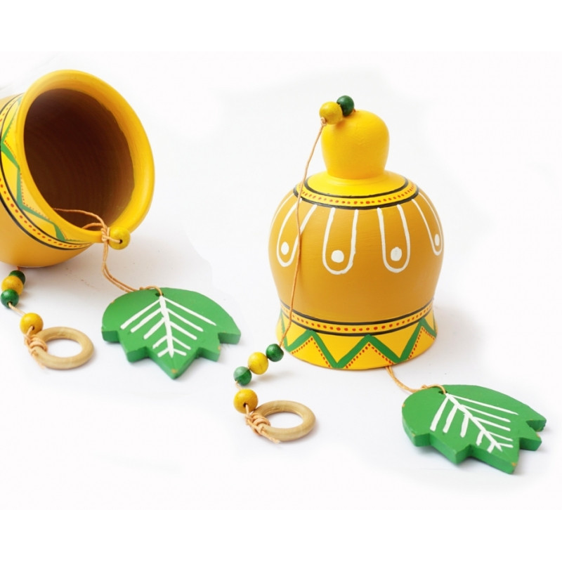 Дзвіночок теракотовий жовтий KB-42D