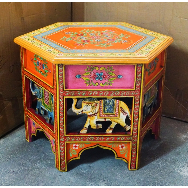 Журнальний стіл із дерева манго Арт.2175 №5