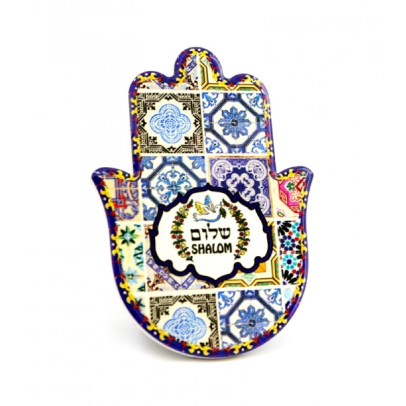 Хамса - рука Міріам керамічна настільна №11