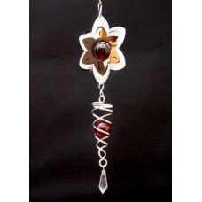 3D Мобіль Зірка + Червона куля, підвіска може обертатися