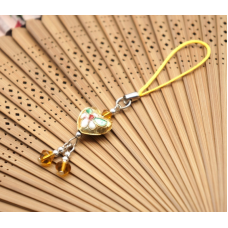 Брелок металевий Серце 10 штук