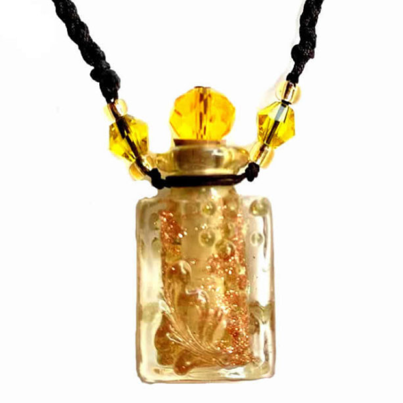 Пляшечка для парфумів Золотий квадрат №1