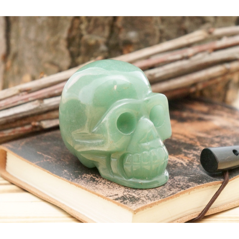 Череп кам“яний із Зеленого авантюрину