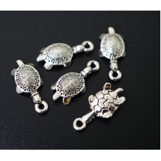 Амулет у гаманець Черепаха під срібло 10 штук