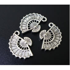 Амулет в гаманець Віяло під срібло 10 штук