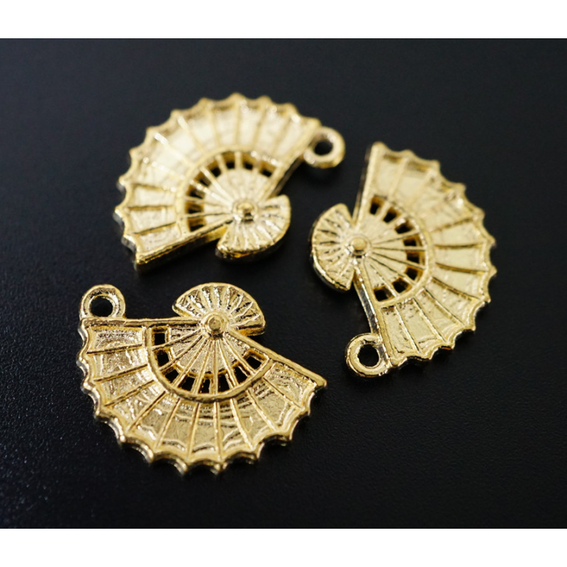 Амулет в гаманець Віяло під золото 10 штук