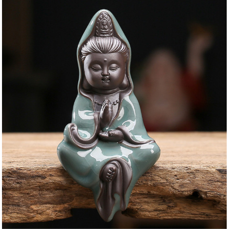 Статуетка Маленька Гуань Інь на краю