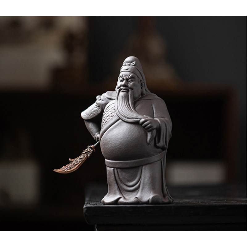 Статуетка Ґуань Юй темно коричневий