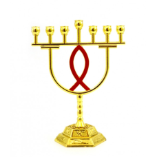 Свічник Менора латунний