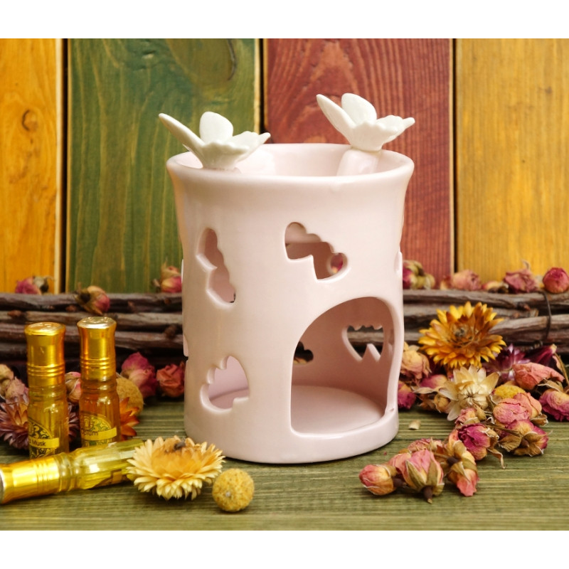 Аромалампа керамічна Двоє метеликів на краю №A