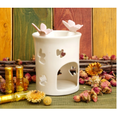 Аромалампа керамічна Двоє метеликів на краю №B