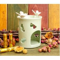 Аромалампа керамічна Двоє метеликів на краю №C