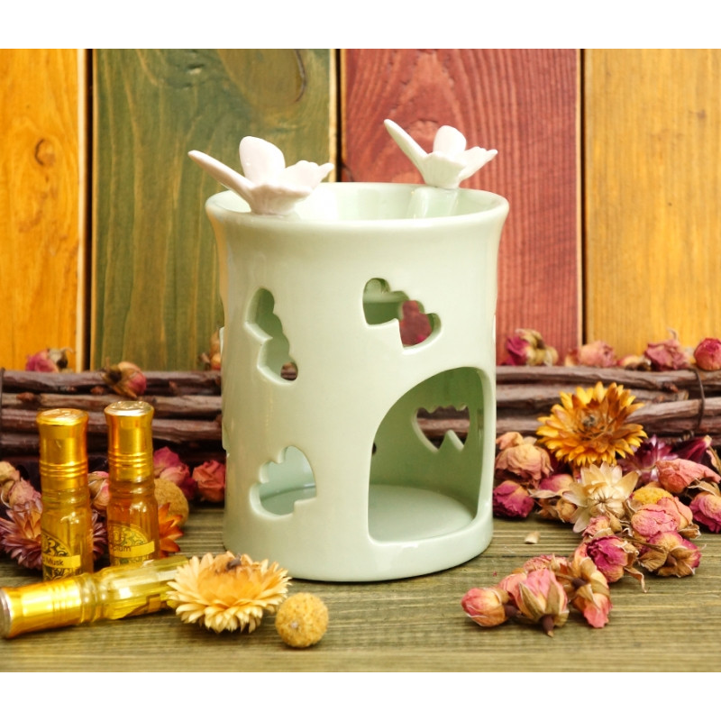 Аромалампа керамічна Двоє метеликів на краю №C