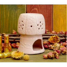 Аромалампа керамічна Гриб Рожева