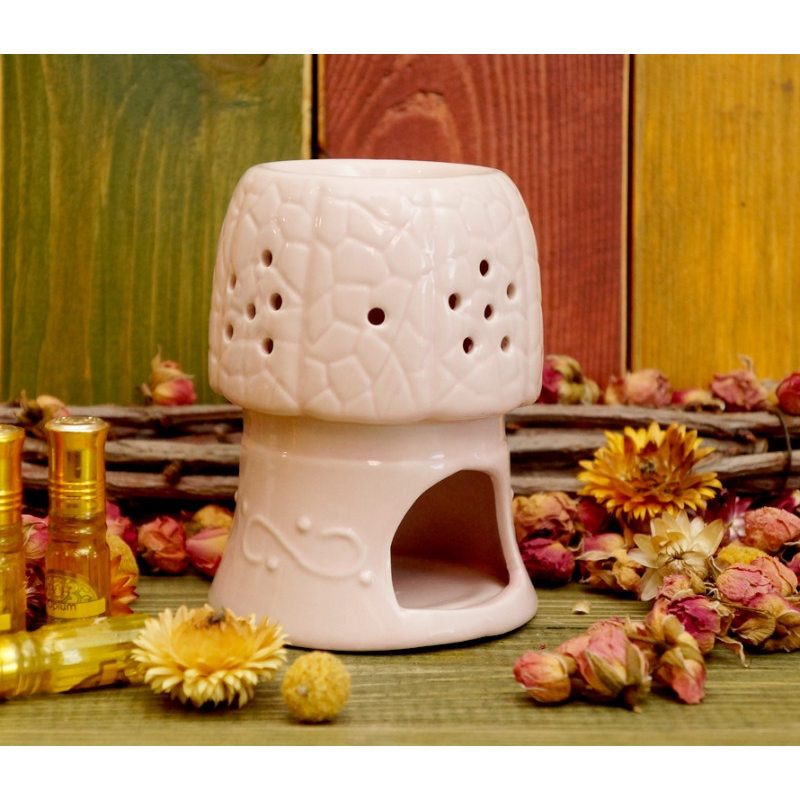 Аромалампа керамічна Гриб Рожева Аромалампа керамічна Гриб Рожева