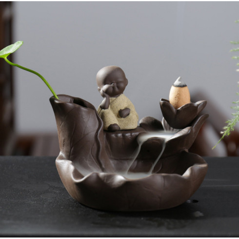 Підставка “Рідкий дим“ кераміка “У лотосі Безтурботність“