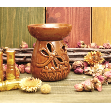 Аромалампа керамічна Стрекоза Коричнева