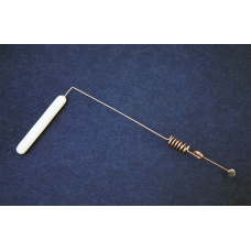 Рамка для біолокації Мідна з каменем Зелена яшма