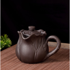 Чахай з кришкою Бутон лотоса чорний 180мл.