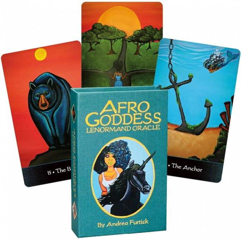 Карти Оракул Ленорман Афро-богиня — Afro Goddess Lenormand Oracle. U. S. Games Systems