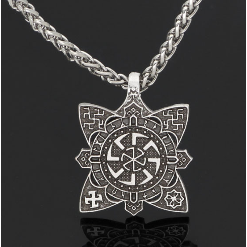 Кулон Світовіт білий метал