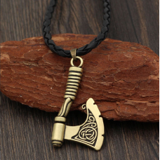 Кулон Сокира Вікінга жовтий метал