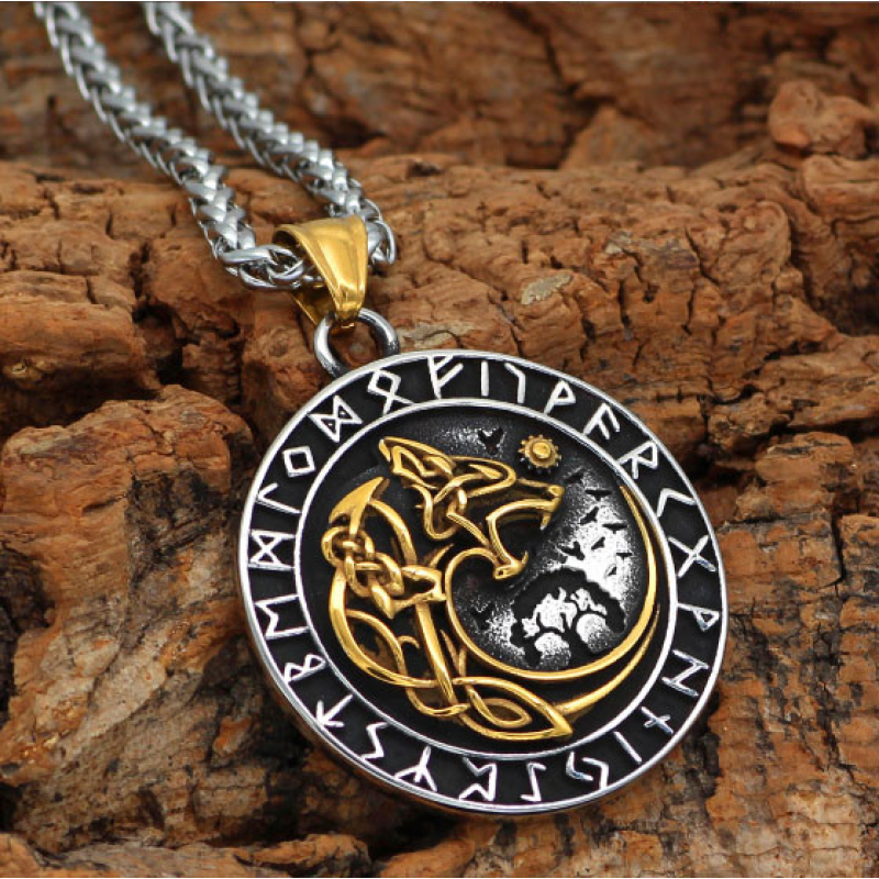 Кулон Вікінг Вовк