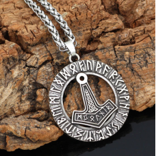 Кулон Молот Тора з рунами