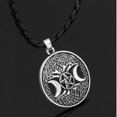 Кулон Триєдина білий метал