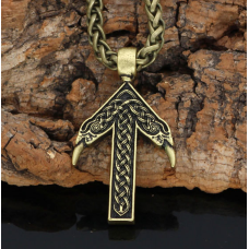 Кулон Тейваз жовтий метал