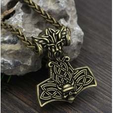 Кулон Молот Тора жовтий