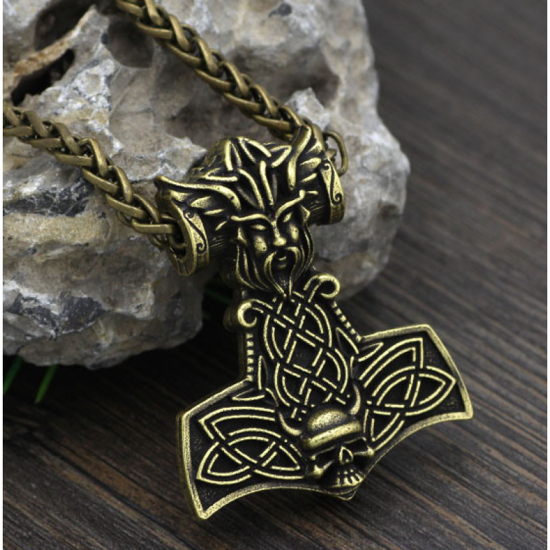 Кулон Молот Тора жовтий