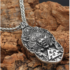 Кулон Вовк з трікселем