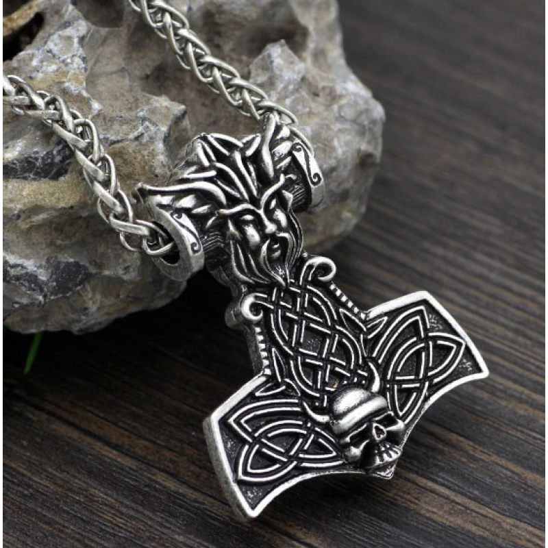 Кулон Молот Тора білий