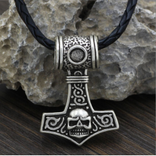 Кулон Молот Тора з черепом