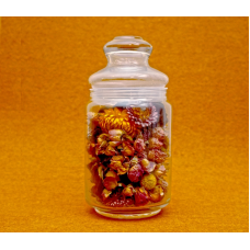 Банка скляна під сипучі 585мл.
