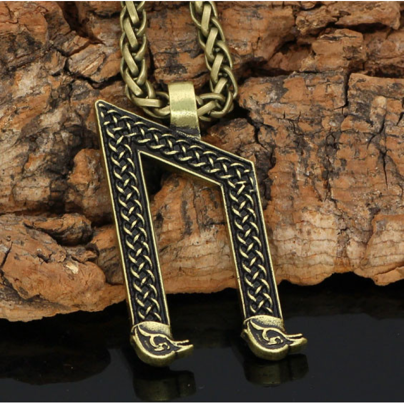 Кулон Уруз жовтий метал