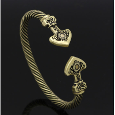 Браслет Вікінг жовтий метал безрозмірний