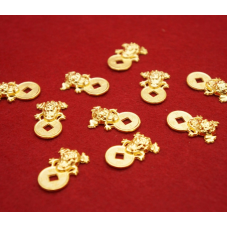 Жаба багатства у золотому кольорі 10 штук