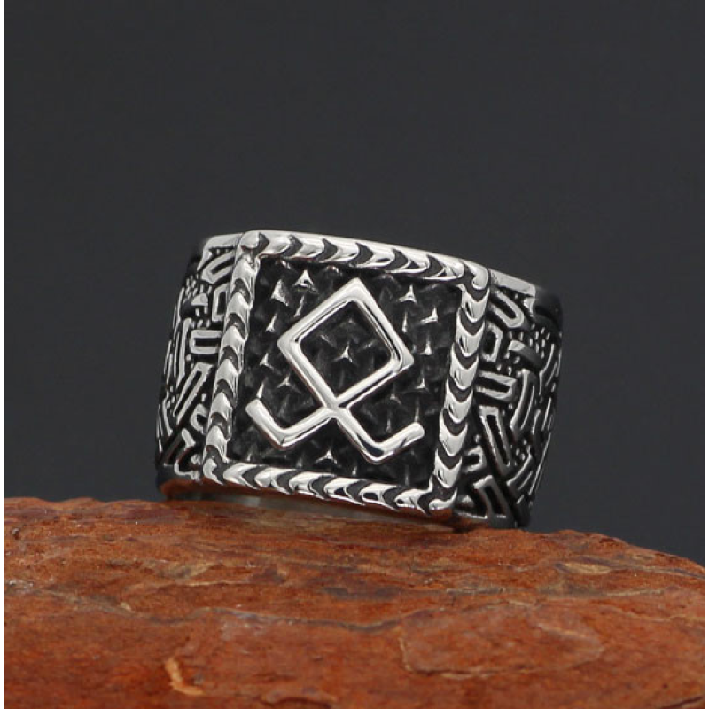 Кільце рунічне Одал розмір №20,5