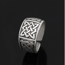 Кільце Зірка Лади білий метал безрозмірне