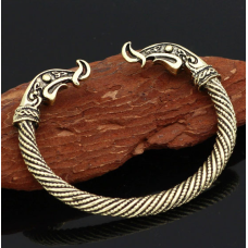 Браслет Вікінг жовтий метал