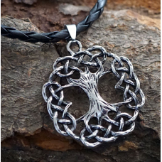 Кулон Дерево життя подвійне білий