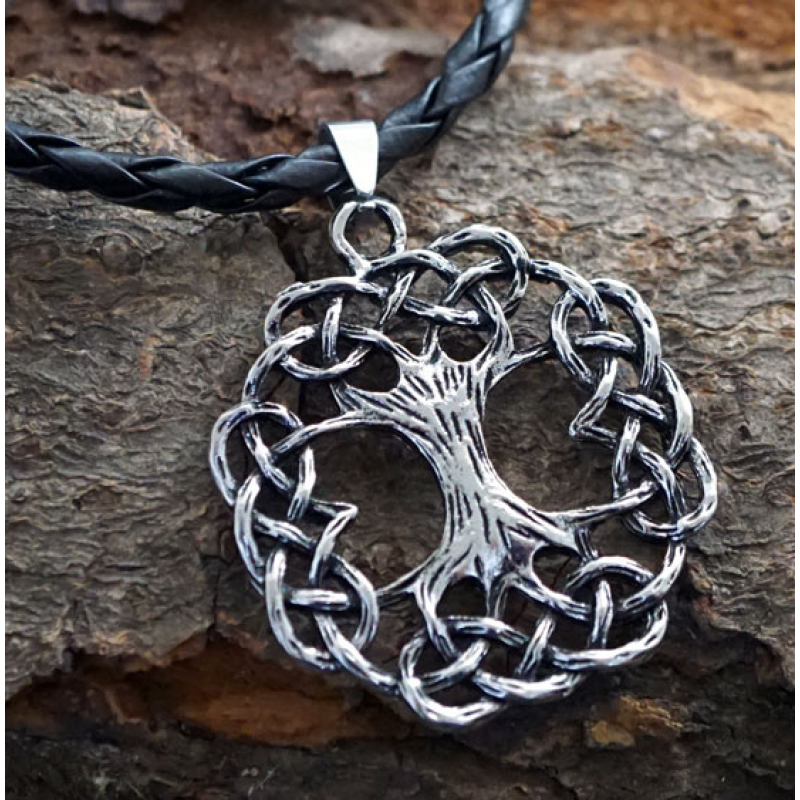 Кулон Дерево життя подвійне білий