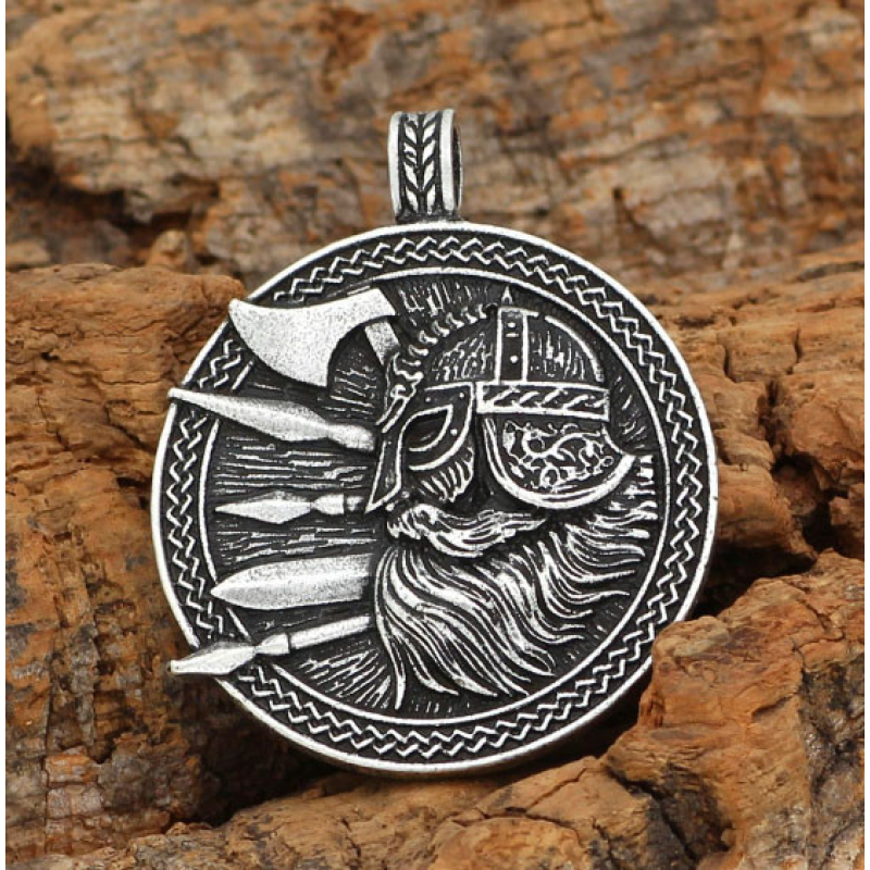 Кулон Один білий метал